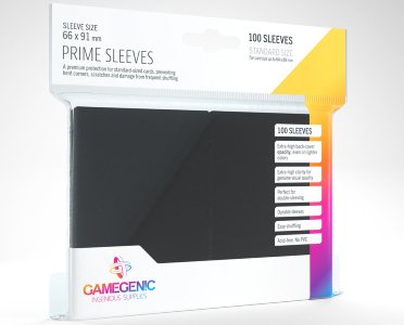 Standard Sleeves - Black - 100CT - Gamegenic